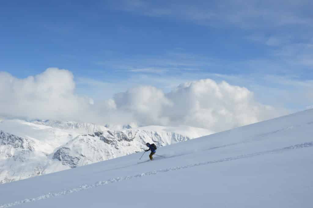 Epique toerskien in de Lyngen Alps, Noorwegen
