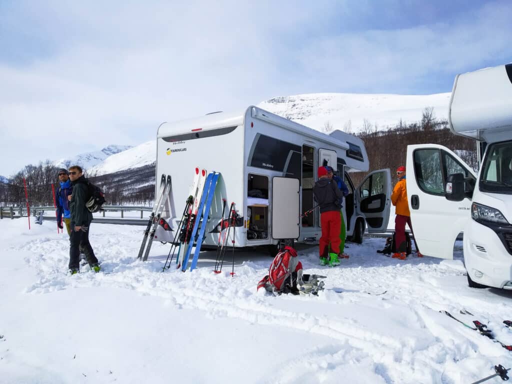 Epique toerskien in de Lyngen Alps, Noorwegen
