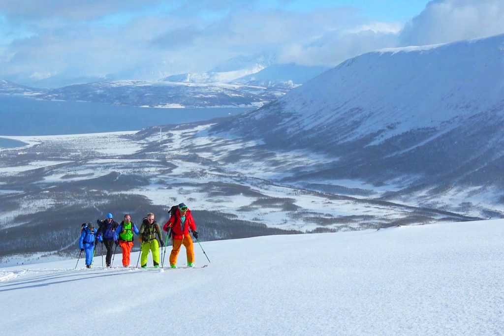 Epique toerskien in de Lyngen Alps, Noorwegen