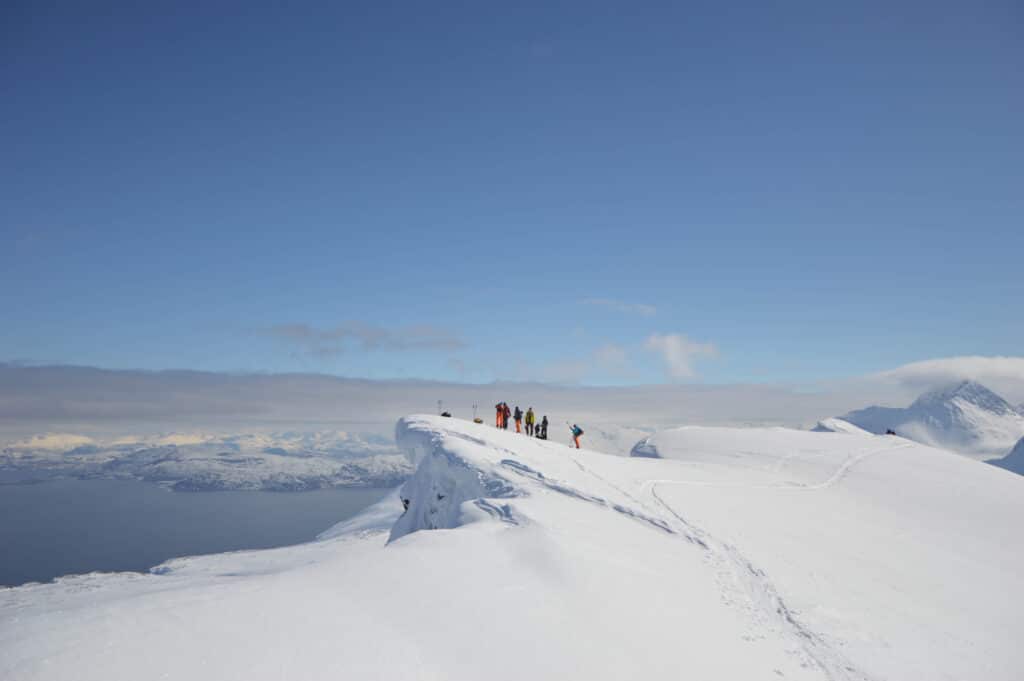 Epique toerskien in de Lyngen Alps, Noorwegen