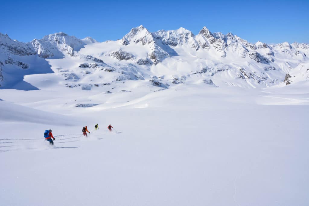 Epique toeskiën en splitboarden Silvretta huttentocht