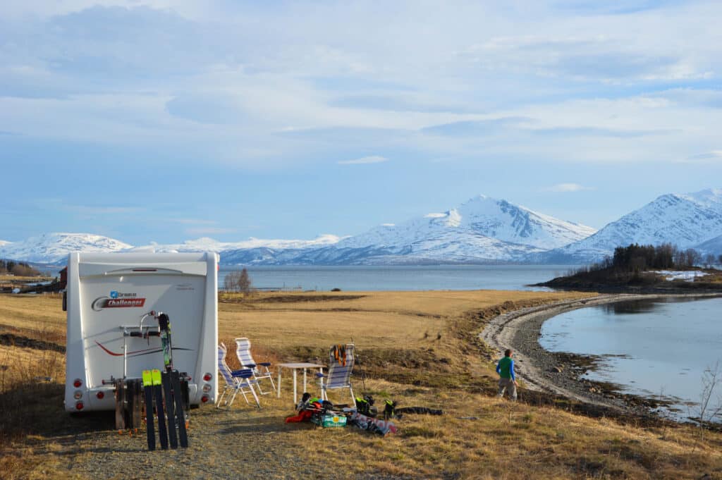 Epique toerskien in de Lyngen Alps, Noorwegen