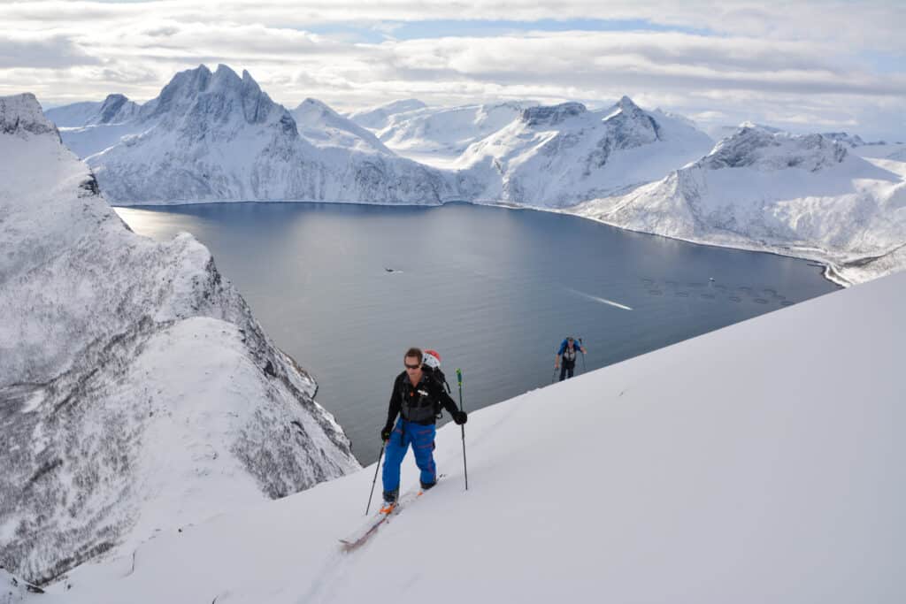 Toerskiën en splitboarden in de Lyngen Alps Noorwegen