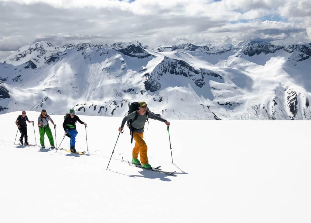 tourski en splitboard reis in Noorwegen