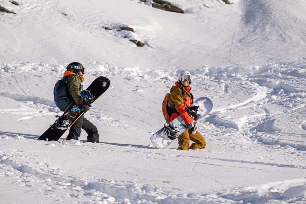 Ski en snowboard techniek training in Hintertux