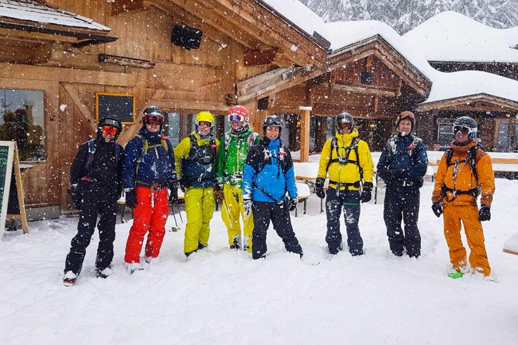Freeride ski en snowboard trip naar de Alpen