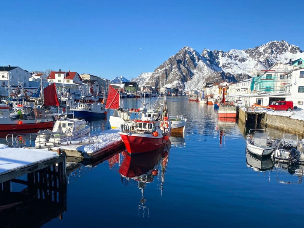 Tourskiën Lofoten Noorwegen