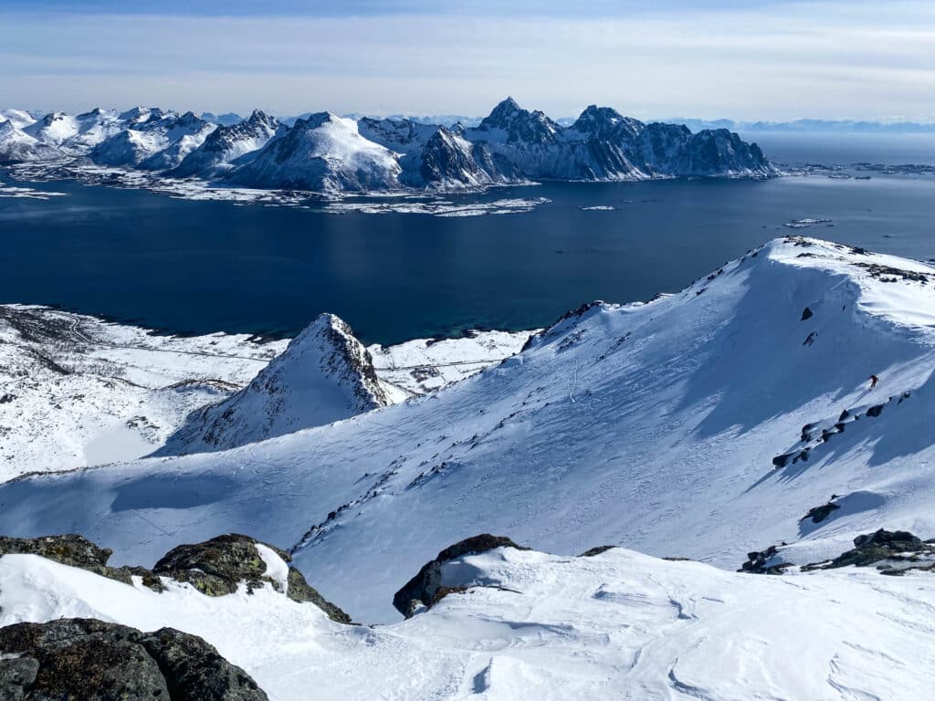 Tourskiën Lofoten Noorwegen