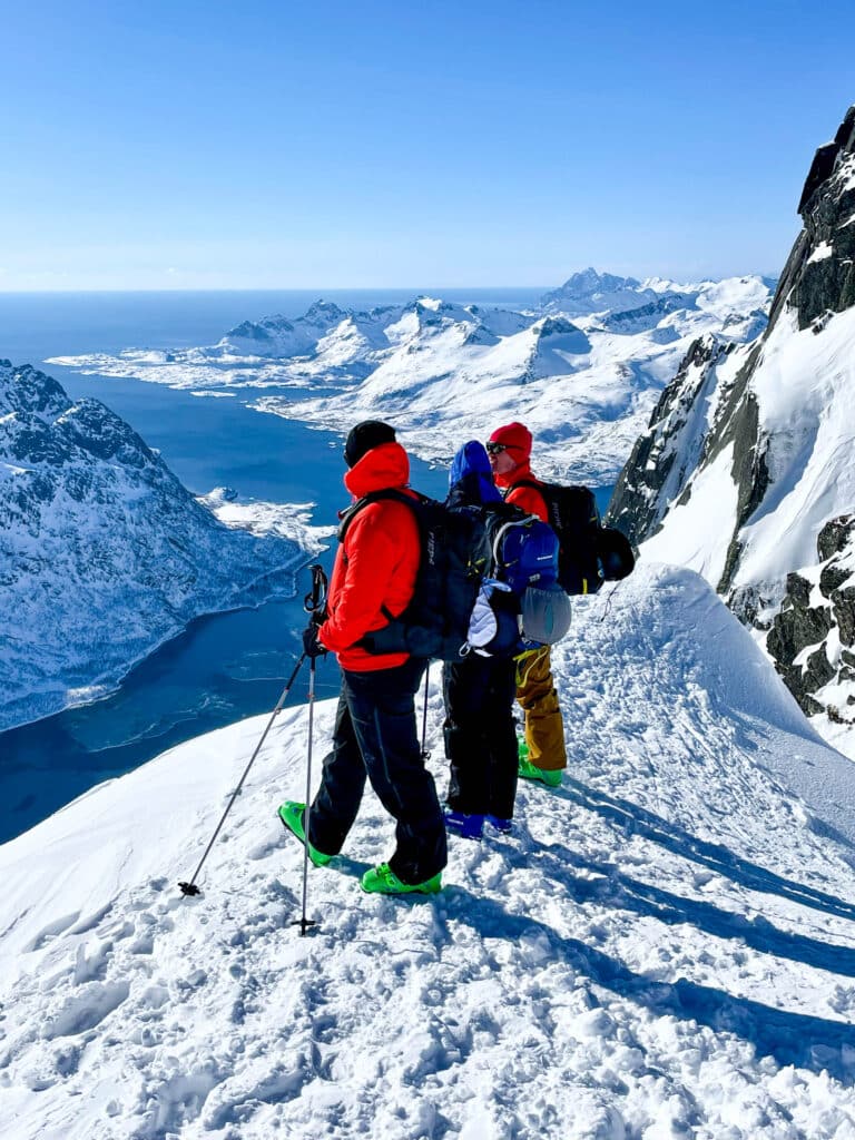 Tourskiën Lofoten Noorwegen