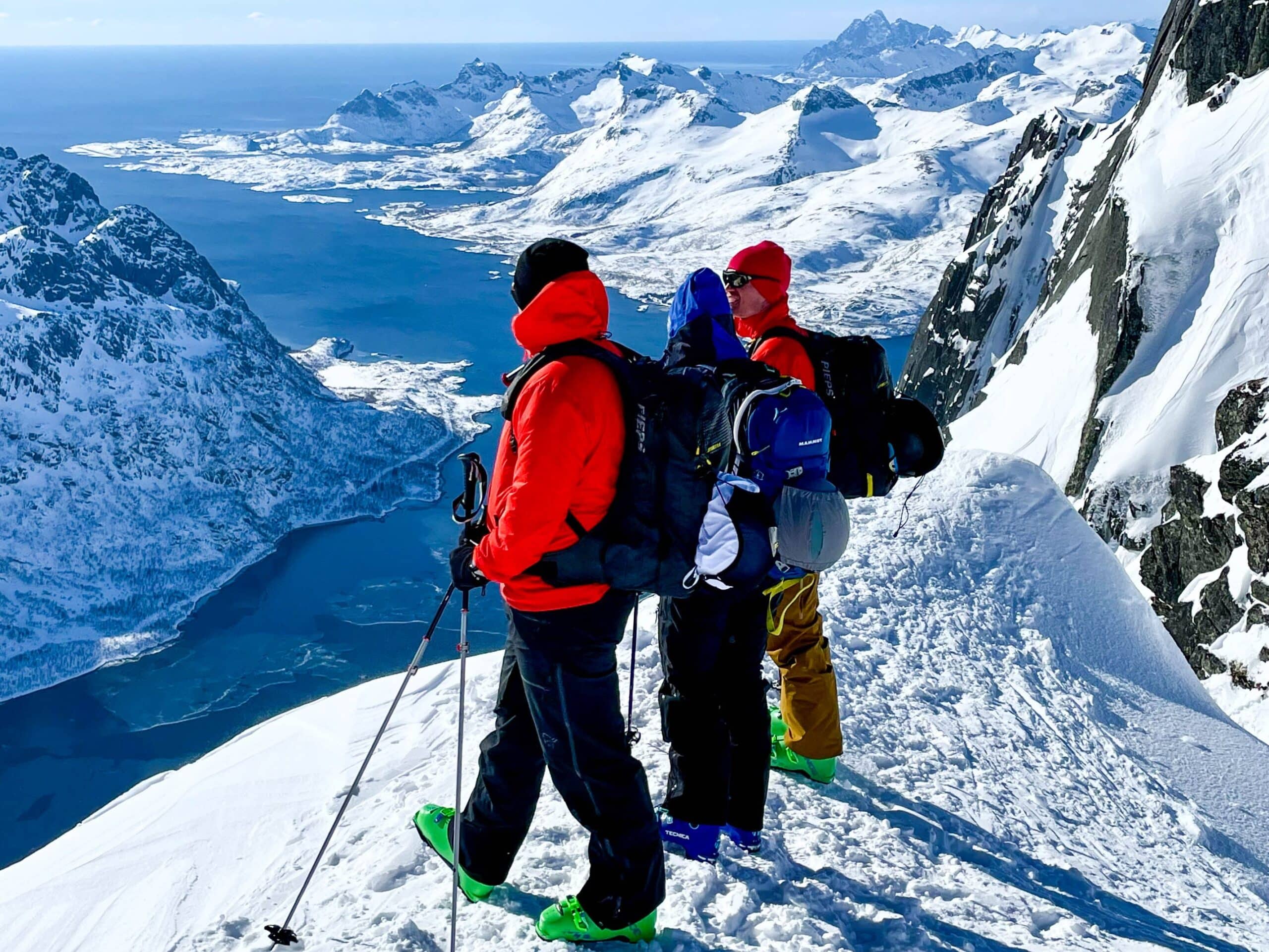 Tourskiën Lofoten Noorwegen