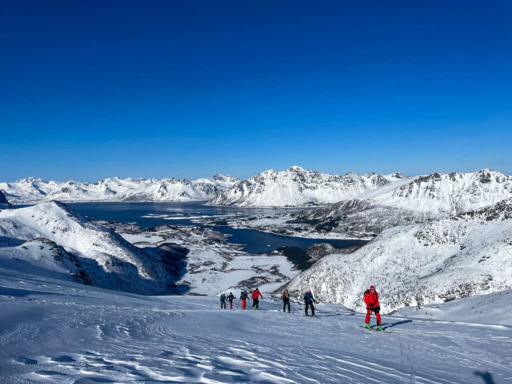 Tourskiën Lofoten Noorwegen