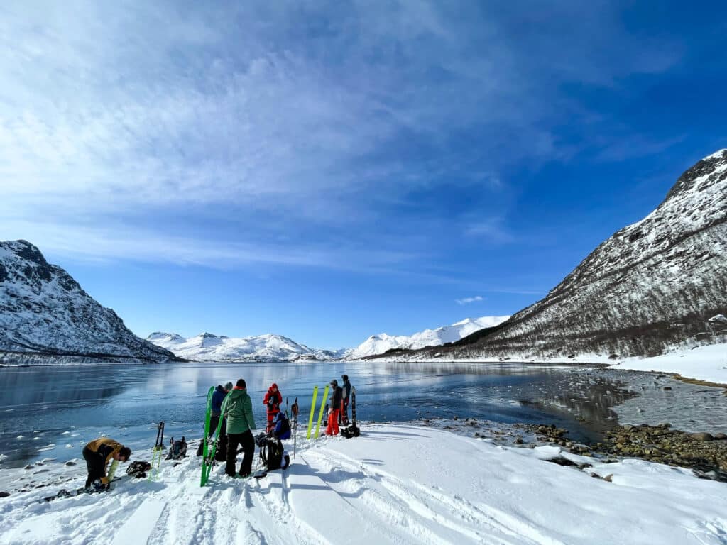 Tourskiën Lofoten Noorwegen