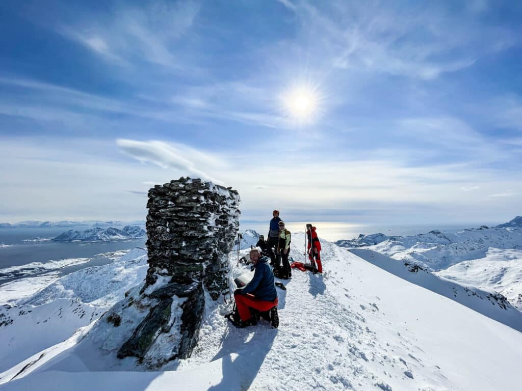 Tourskiën Lofoten Noorwegen