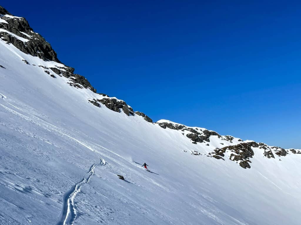 Tourskiën Lofoten Noorwegen