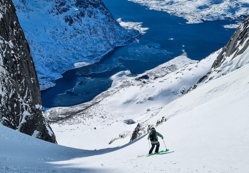 Tourskiën Lofoten Noorwegen