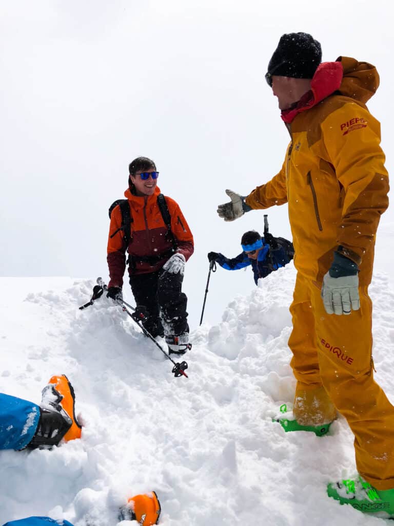 Epique tourski beklimming in de Alpen