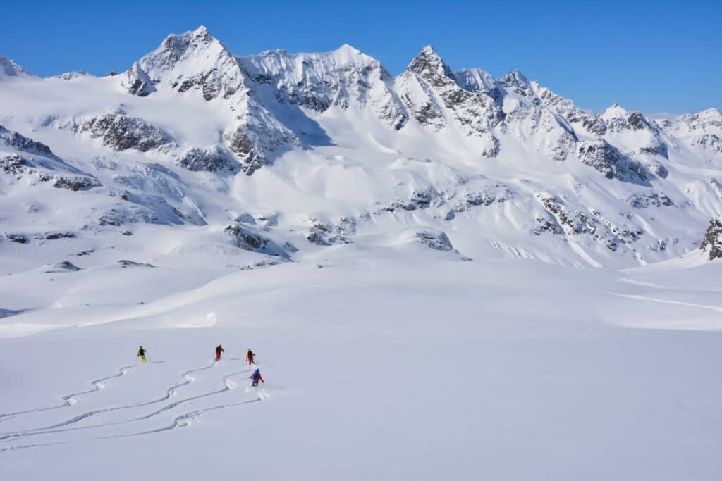 Tourskiën en spplitboarden in de Silvretta, Oostenrijk