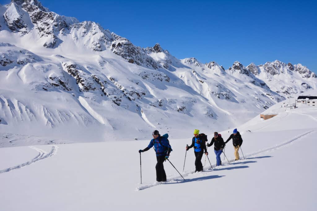 Tourskiën en spplitboarden in de Silvretta, Oostenrijk