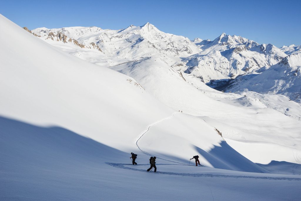 Freeride ski en snowboard trip naar de Alpen