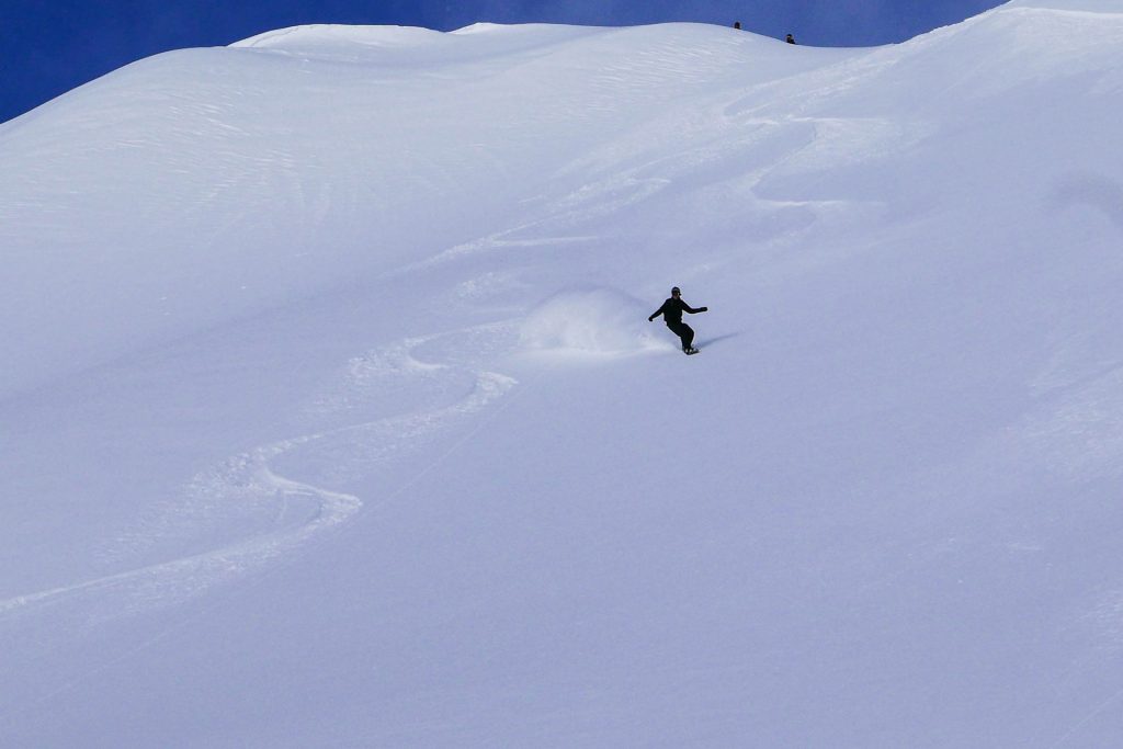 Freeride ski en snowboard trip naar de Alpen