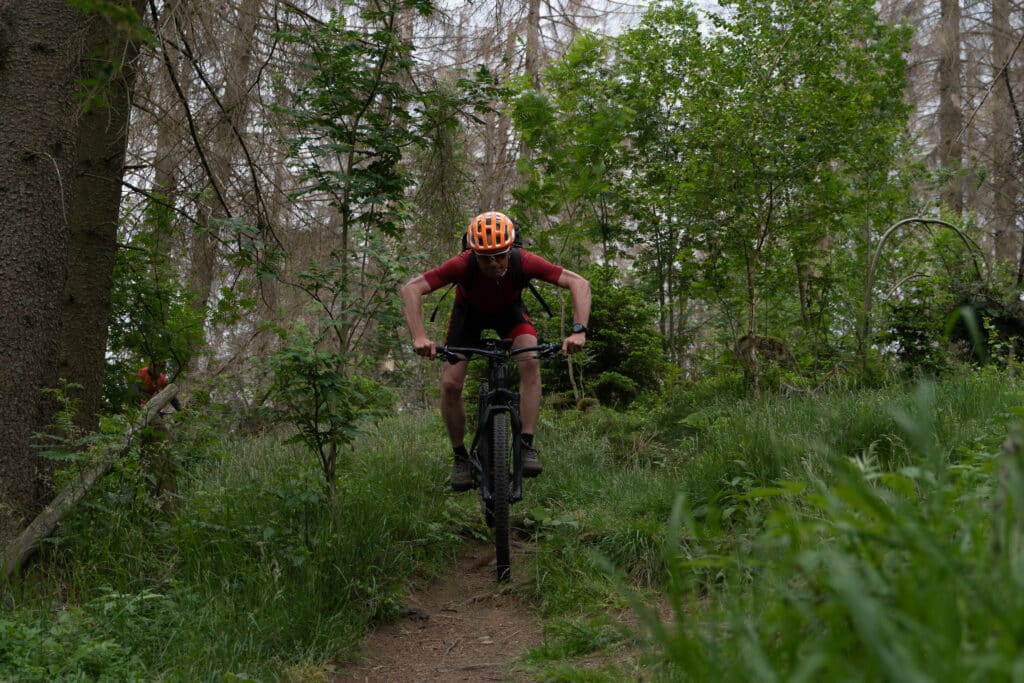 Mountainbike reis dwarz door de Harz Duitsland