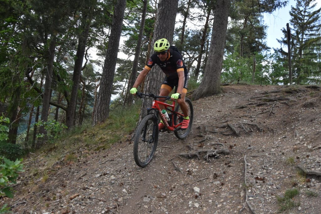 Mountainbike reis dwarz door de Harz Duitsland