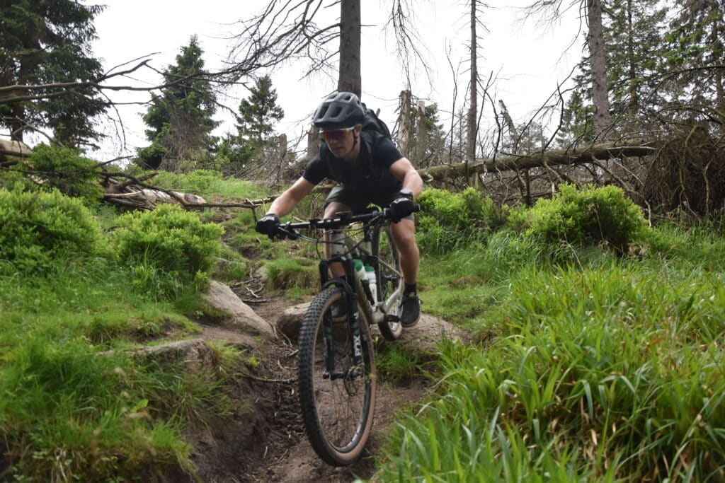 Mountainbike reis dwarz door de Harz Duitsland