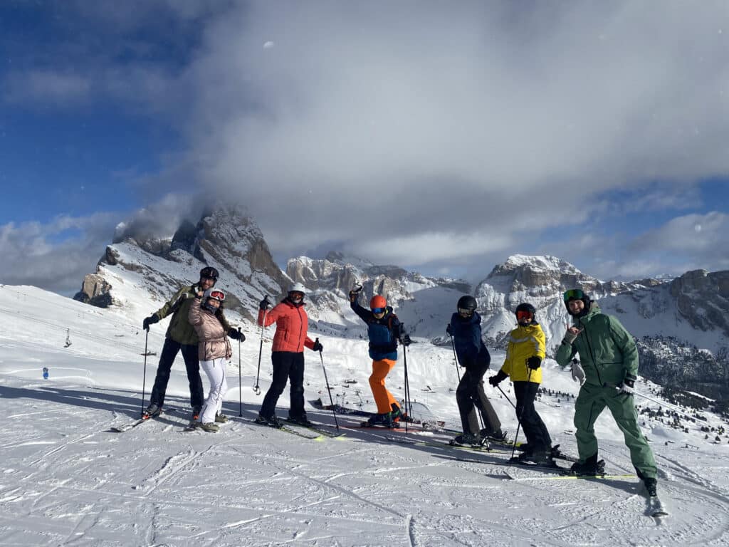 ski safari dolomieten groep