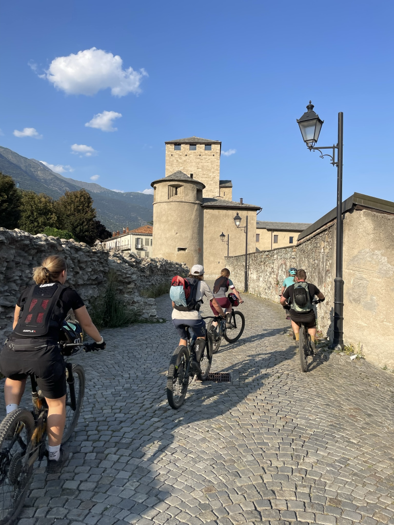 Mountainbike reis Aosta Italie