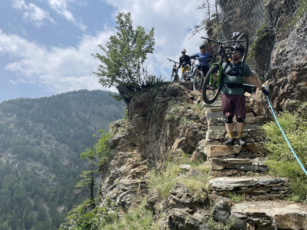 Mountainbike reis Aosta Italie