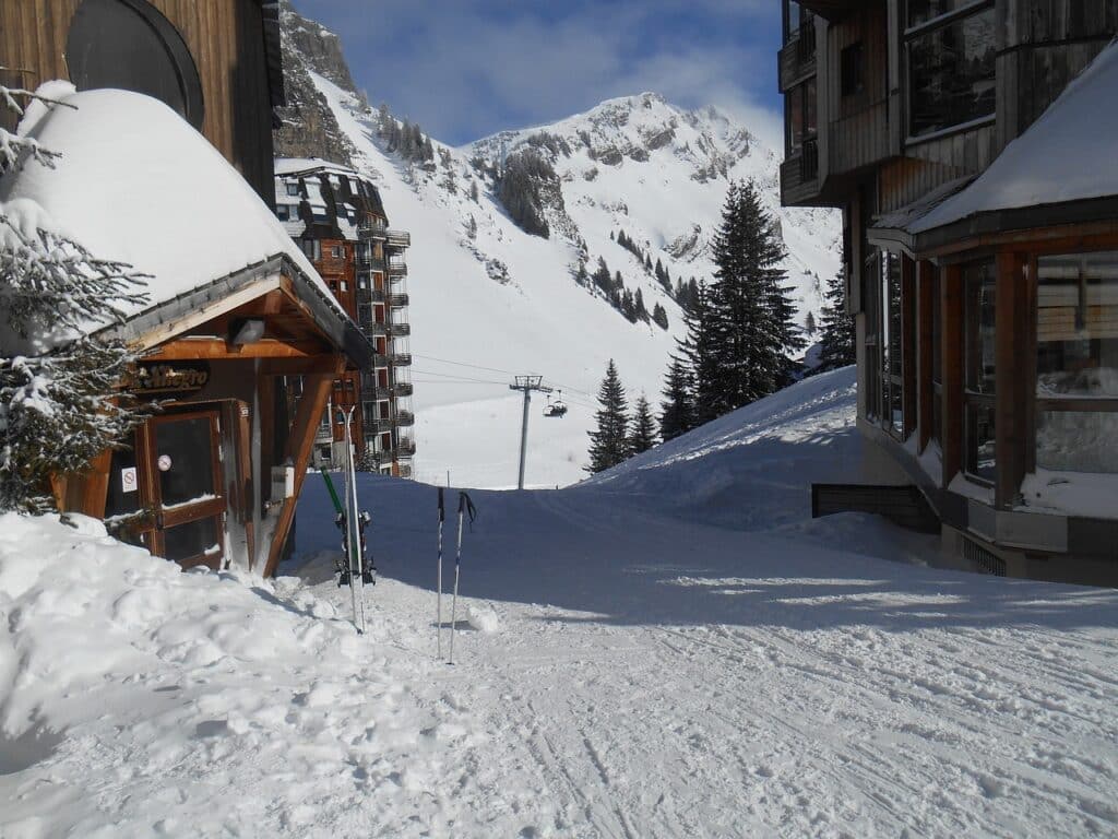ski in ski out portes du soleil