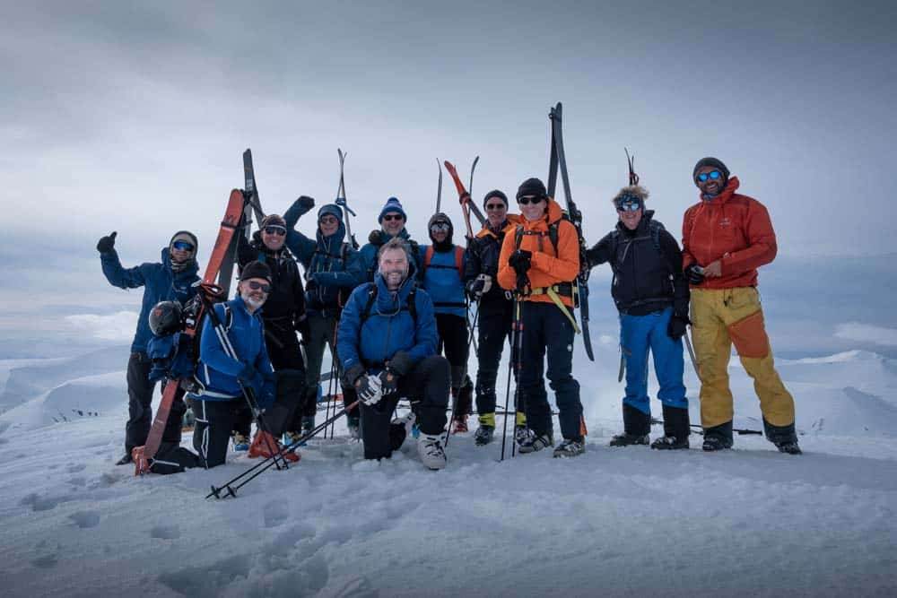 Epique Tourski en splitboard reis Spitsbergen