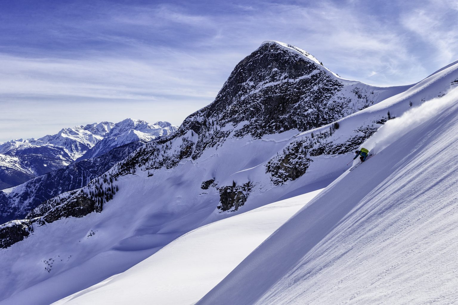 CMH Heliskiing poeder afdaling